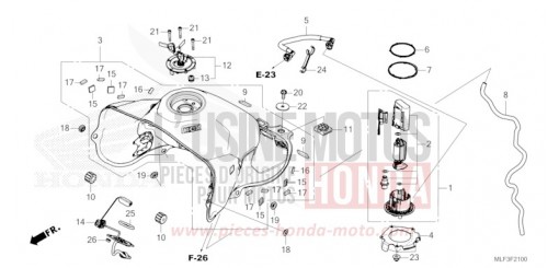 RESERVOIR A CARBURANT/POMPE A CARBURANT NT1100DN de 2022